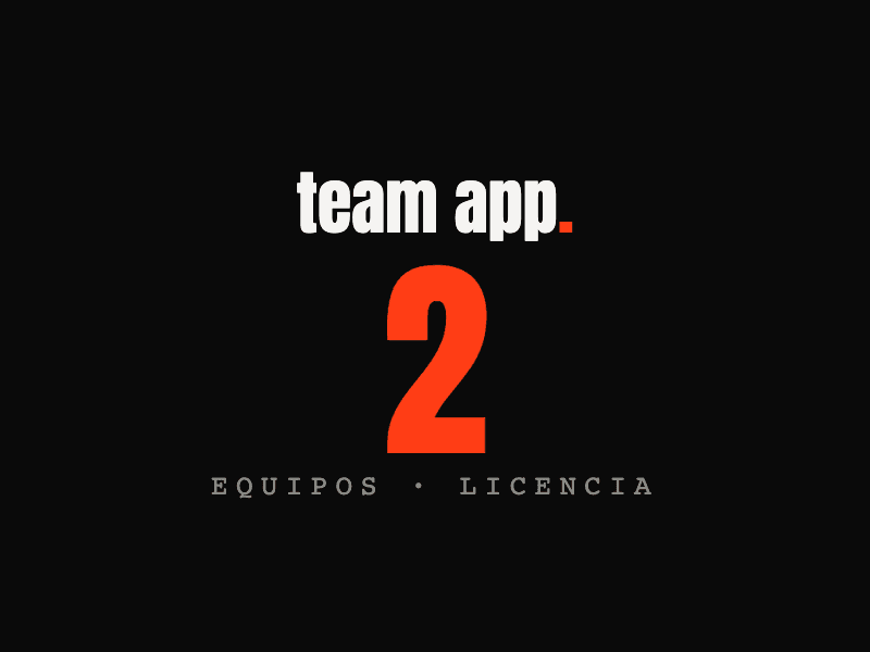 Team App · 2 teams